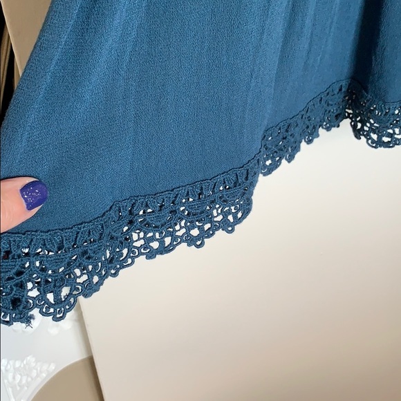 Blue summer sun dress - Picture 3 of 5